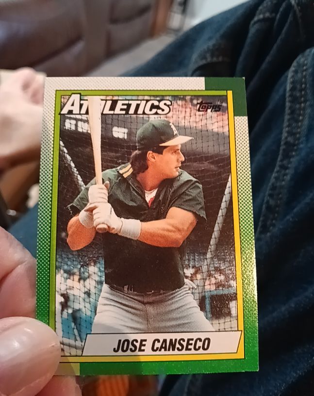 1990 Topps #250 Jose Canseco — front