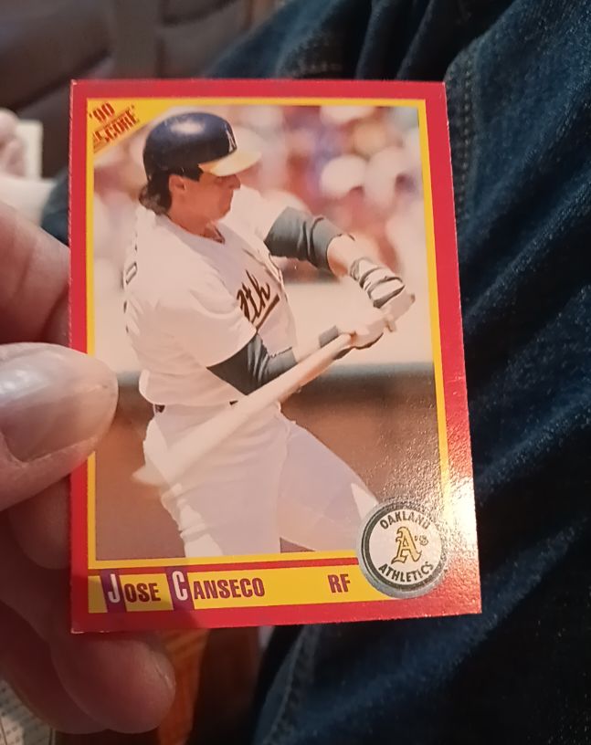 1990 Score #375 Jose Canseco — front