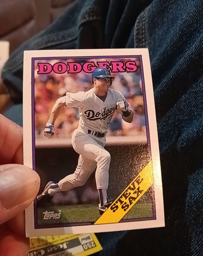 1988 Topps #305 Steve Sax — front