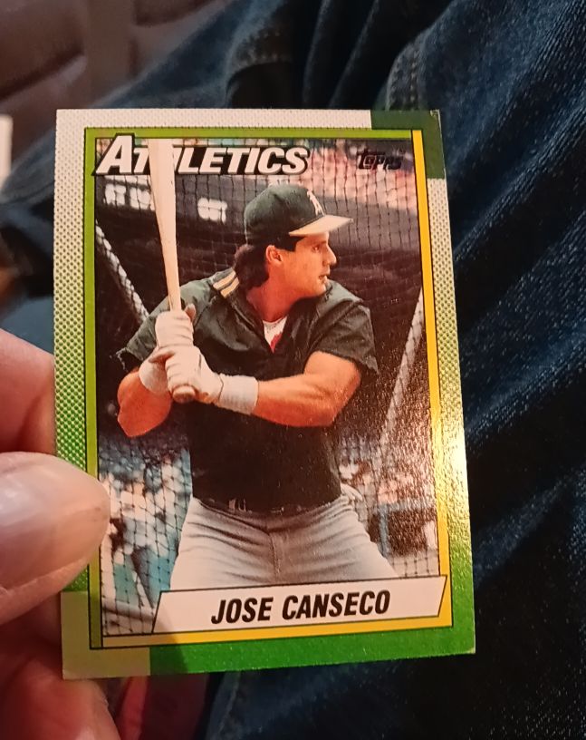 1990 Topps #250 Jose Canseco — front