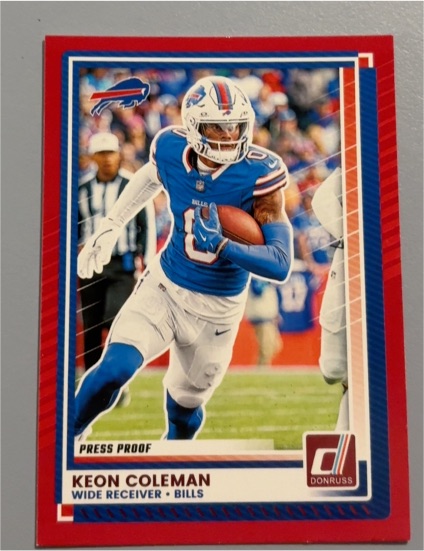 2025 Donruss #40 Keon Coleman — front