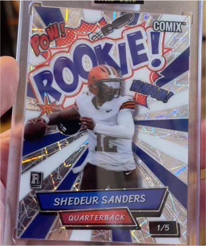 2025 Wild Card Comix #1/5 Shedeur Sanders Rookie — front