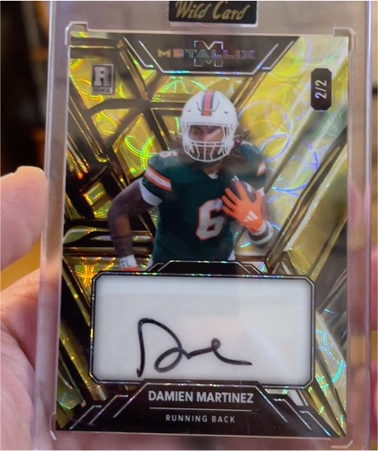 2025 Wild Card Metallix #2 Damien Martinez — front