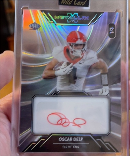 2025 Wild Card Metallix XL 1/1 Oscar Delp — front