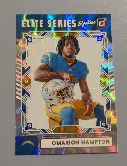 2025 Donruss Elite Series Rookies #ESR-OHN Omarion Hampton — front