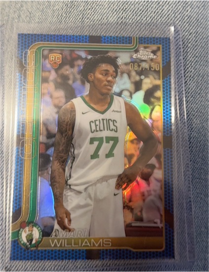 2025-26 Topps Chrome #297 Amari Williams — front