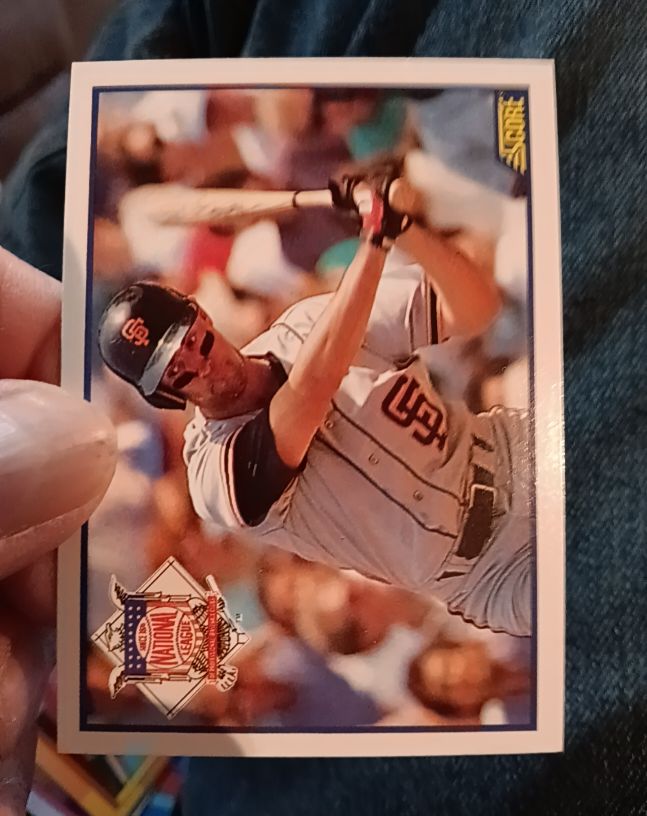 1990 Score #699 Will Clark — front