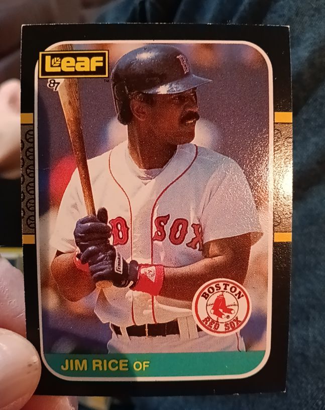 1987 Leaf #247 Jim Rice — front