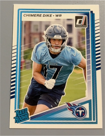 2025 Panini Donruss #387 Chimere Dike — front