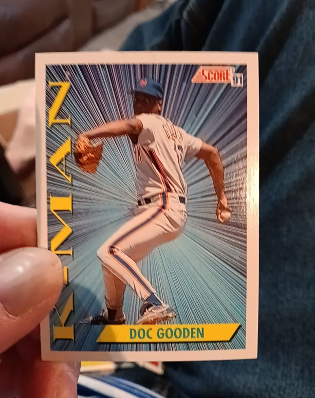 1991 Score #685 Doc Gooden — front