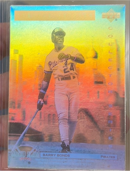 1992 Upper Deck Denny's Grand Slam Holograms #20 Barry Bonds — front