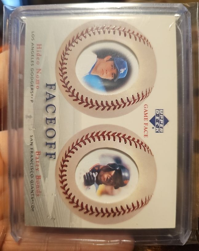 2003 Upper Deck Game Face #183 Hideo Nomo & Barry Bonds — front