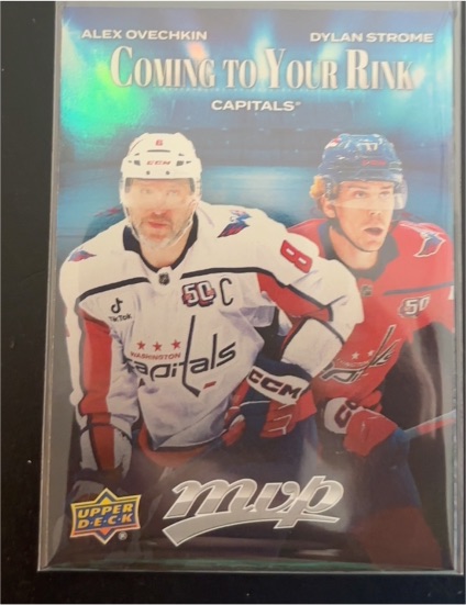 2025-26 Upper Deck MVP #CR-31 Alex Ovechkin & Dylan Strome Coming to Your Rink — front