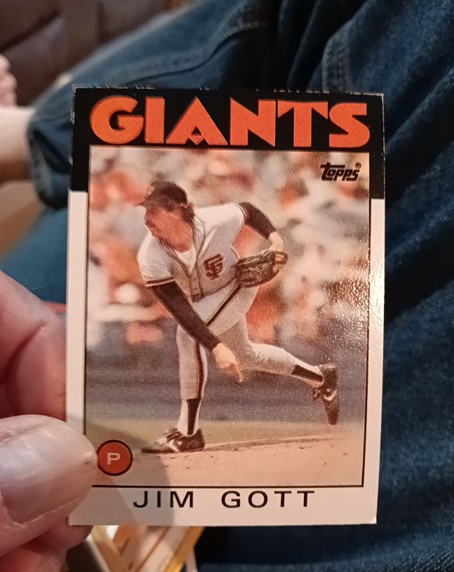 1986 Topps #463 Jim Gott — front