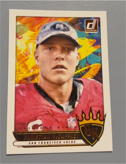 2025 Donruss Gridiron Kings #GK-CMY Christian McCaffrey — front