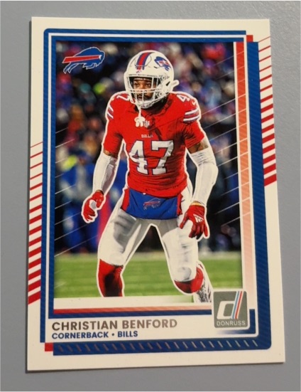 2025 Panini Donruss #105 Christian Benford — front