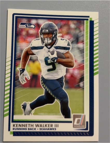 2025 Donruss #187 Kenneth Walker III — front