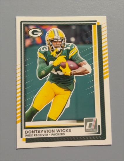 2025 Donruss #295 Dontayvion Wicks — front