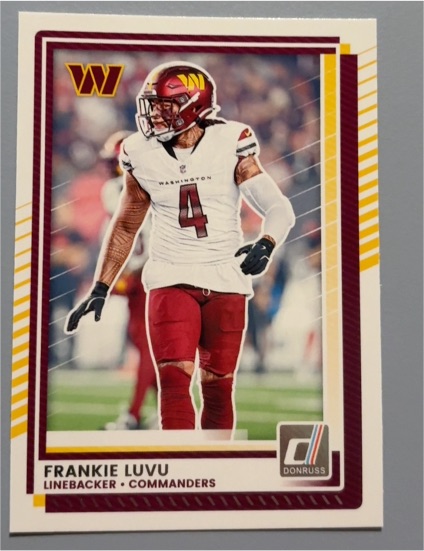 2025 Donruss #262 Frankie Luvu — front