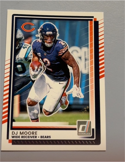 2025 Donruss #155 DJ Moore — front