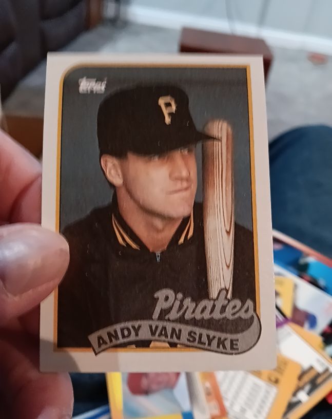 1989 Topps #350 Andy Van Slyke — front