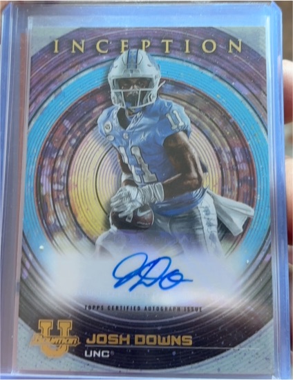 2022-23 Bowman University Inception #BIA-JDS Josh Downs — front