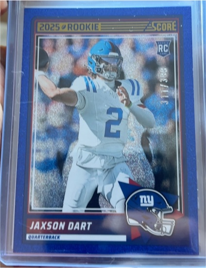 2025 Panini Score #35 Jaxson Dart — front
