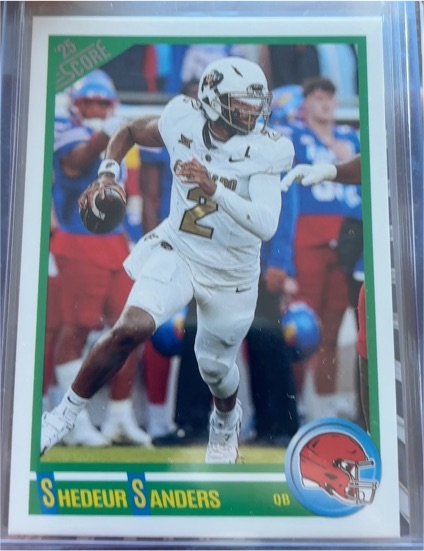 2025 Score #2 Shedeur Sanders Anniversary Rookies — front