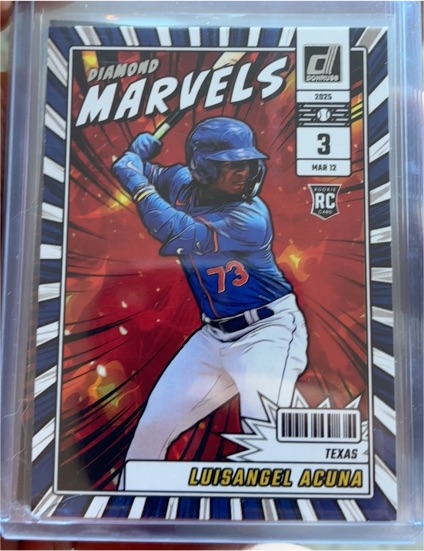 2025 Donruss Diamond Marvels #14 Luisangel Acuna — front