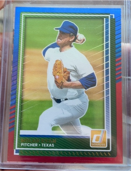 2025 Donruss #44 Nolan Ryan Red and Blue — front