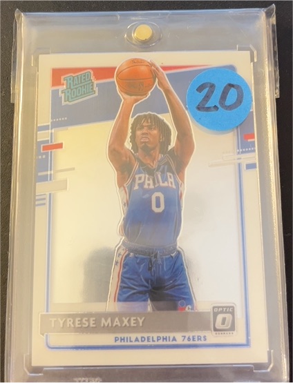 2020-21 Panini Donruss Optic #171 Tyrese Maxey — front