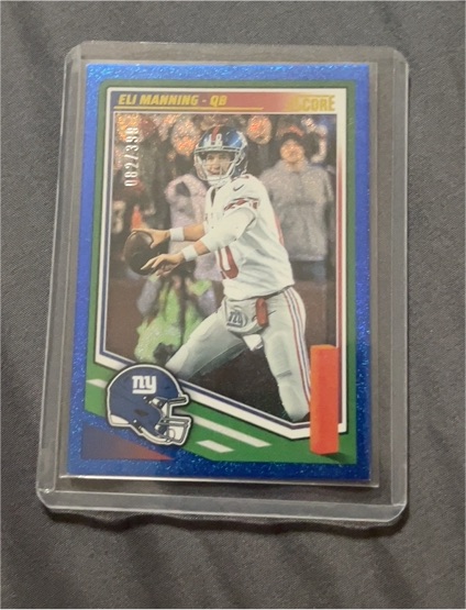 2025 Panini Score #78 Eli Manning — front
