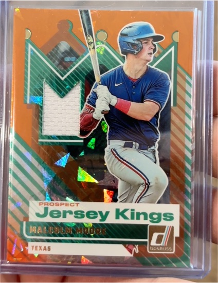 2025 Donruss #PJK-MM Malcolm Moore Prospect Jersey Kings — front