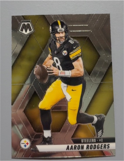 2025 Panini Mosaic #8 Aaron Rodgers — front