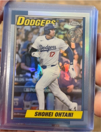 2025 Topps Chrome 1990 Topps Baseball #90CB-7 Shohei Ohtani — front