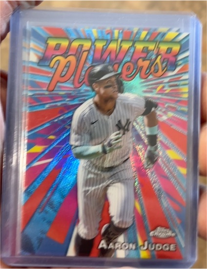 2025 Topps Chrome #PP-1 Aaron Judge Power Players — front
