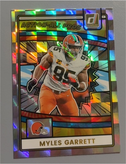 2025 Donruss Action-All Pros #AAP-MGA Myles Garrett — front