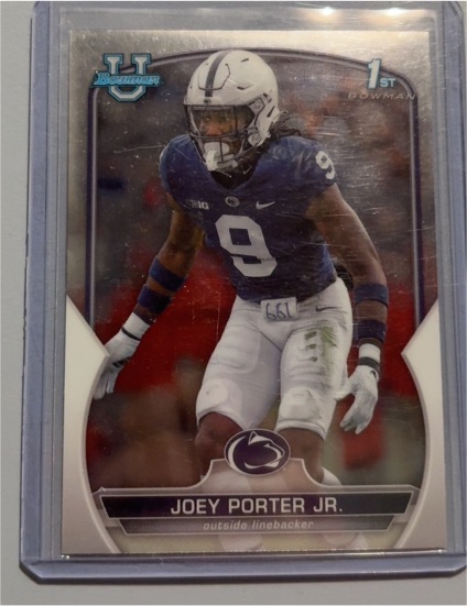 2022 Bowman University Chrome #79 Joey Porter Jr. — front