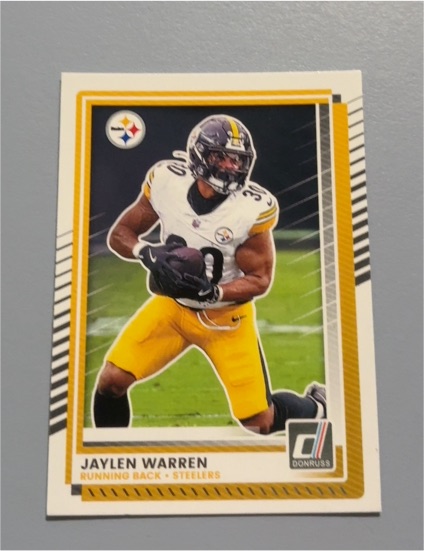 2025 Donruss #200 Jaylen Warren — front