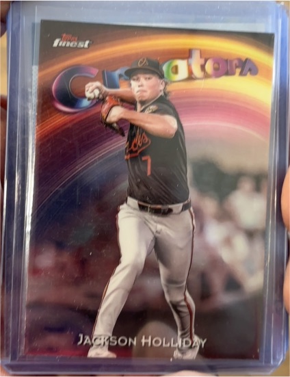 2025 Topps Finest #C-18 Jackson Holliday — front