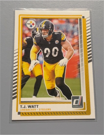 2025 Donruss #132 T.J. Watt — front