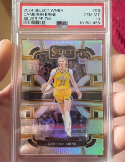 2024 Panini Select WNBA #56 Cameron Brink Silver Prizm — front