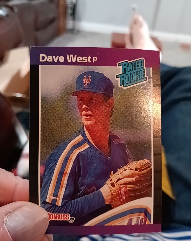 1989 Donruss #41 Dave West — front