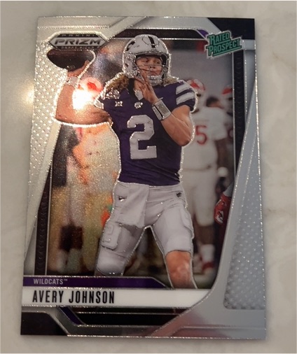 2025 Panini Prizm Draft Picks #29 Avery Johnson — front