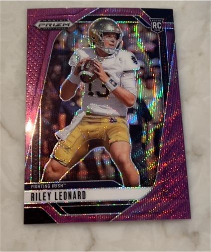 2025 Panini Prizm Draft Picks #76 Riley Leonard — front