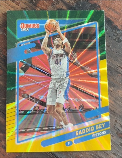 2021-22 Donruss #195 Saddiq Bey — front
