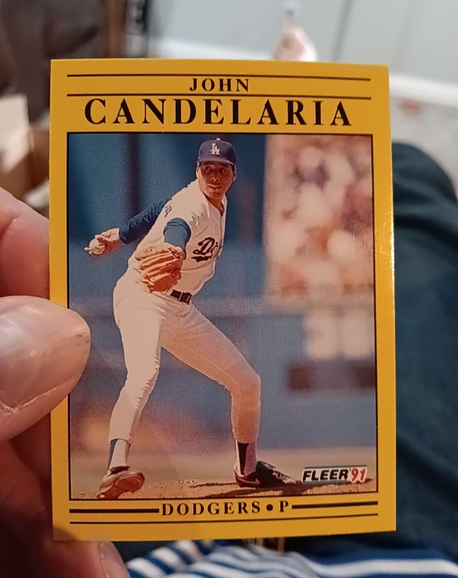 1991 Fleer #262 John Candelaria — front
