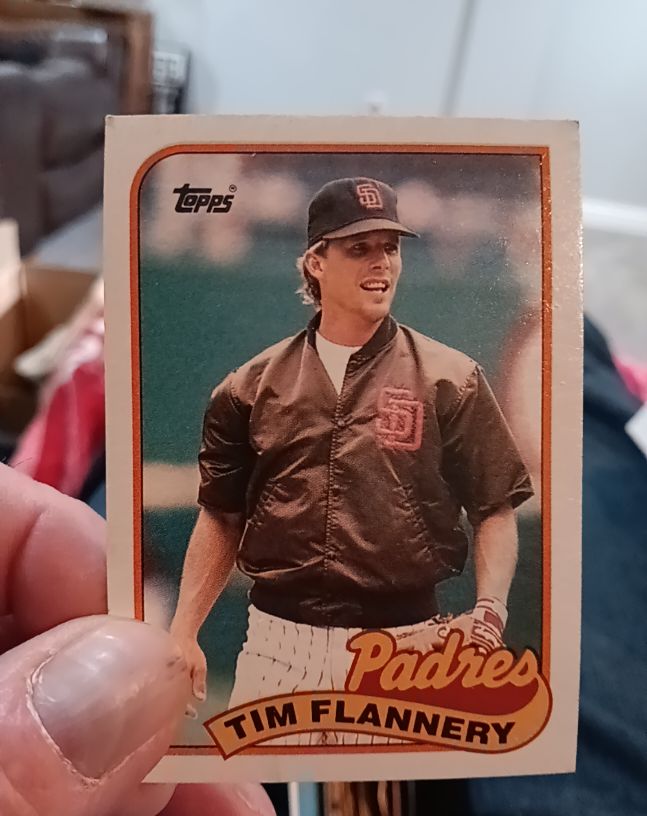 1989 Topps #379 Tim Flannery — front