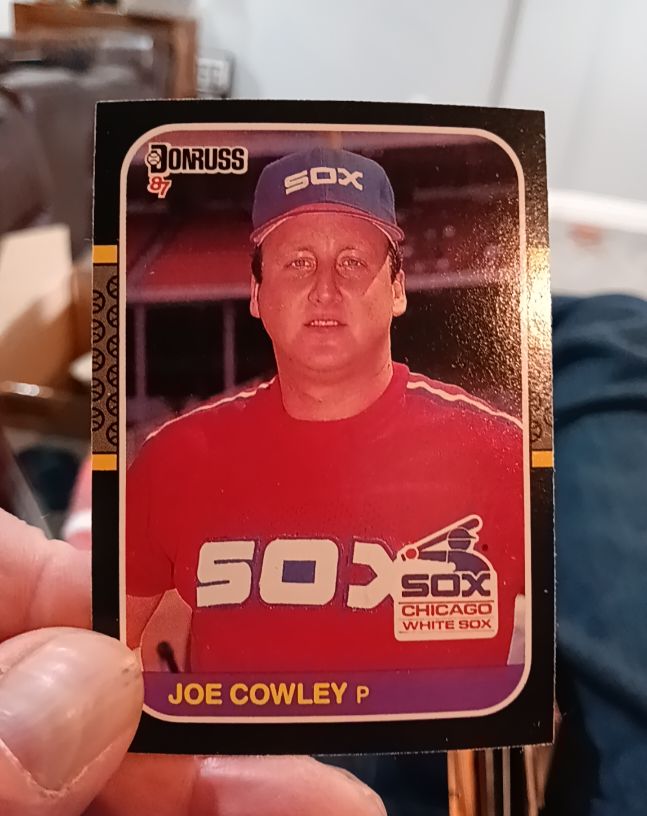 1987 Donruss #552 Joe Cowley Chicago White Sox — front