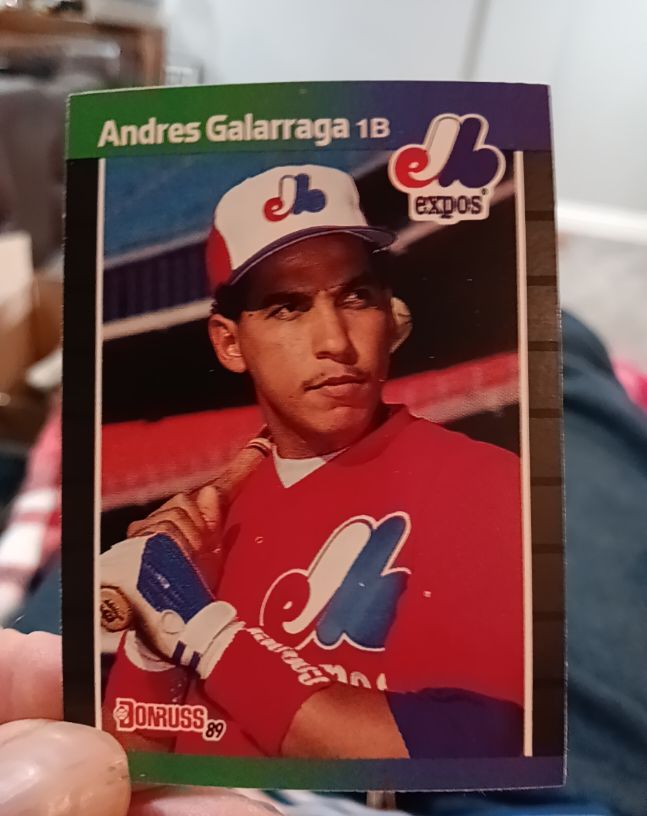 1989 Donruss #130 Andres Galarraga — front